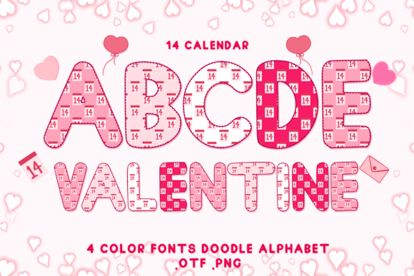 14 Calendar: A Beautiful Font for Every Craft Project