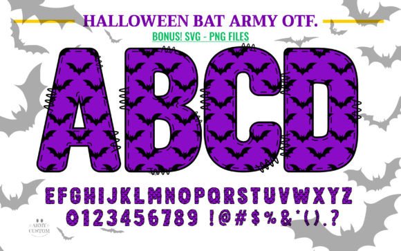 Bat Army: A Versatile Font for Digital Design