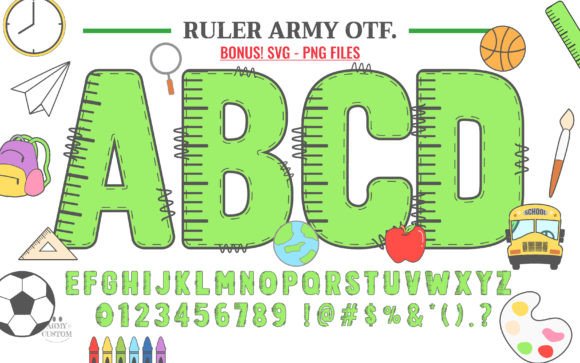 Boost Your Brand with the Ruler Army Font