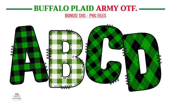 Buffalo Plaid Bundle: A Festive Font for Editorial Design