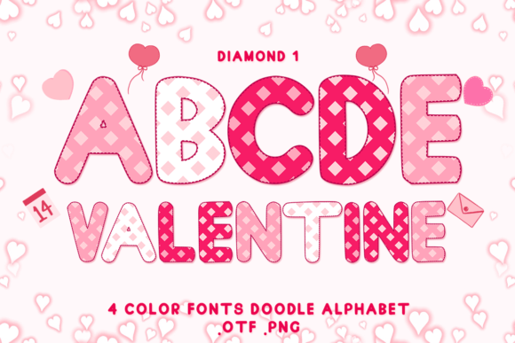 Diamond 1: A Font That Speaks Love in Every Detail