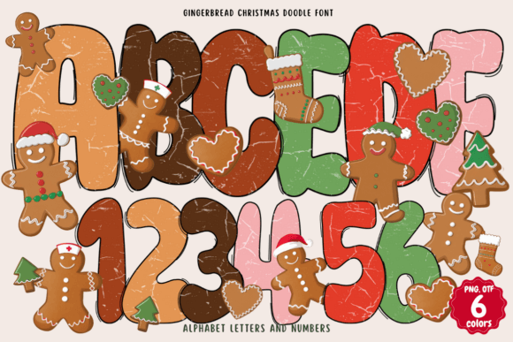Font Choice That Warms the Heart: Gingerbread Christmas Doodle