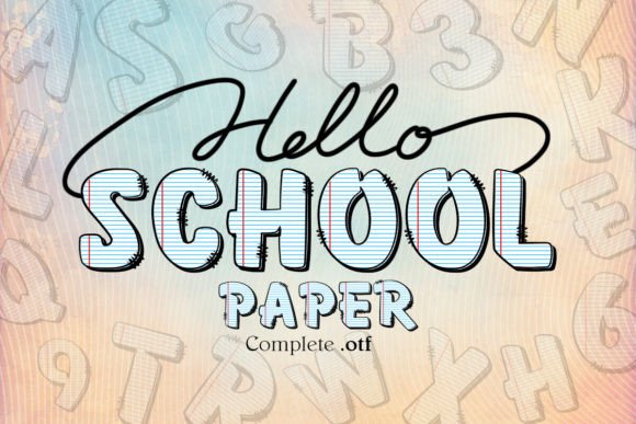 Font That Feels Like a First Day of School