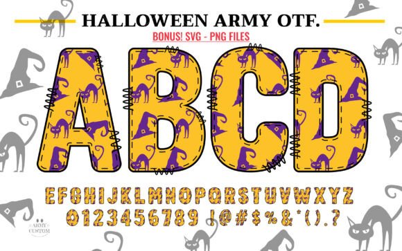 Halloween Army Font for Branding Projects