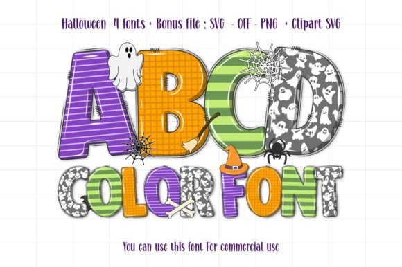 Halloween Set: A Versatile Font for Seasonal Campaigns