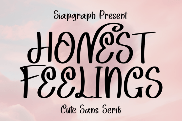 Honest Feelings: A Playful Sans Serif for Editorial Design
