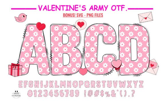 Love Valentine s Army Flower: A Font That Elevates Brand Identity