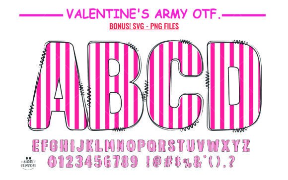 Love Valentine s Stripe: A Font for Heartfelt Marketing