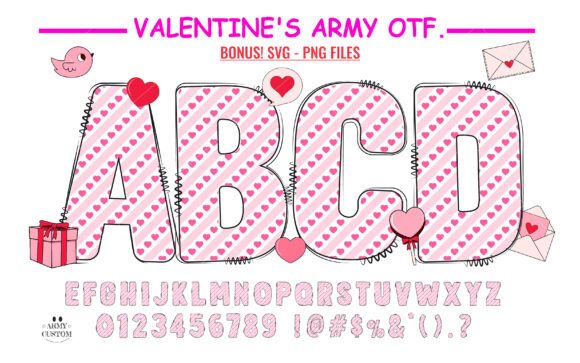 Love Valentine’s Army Diagonal: A Font for Heartfelt Branding