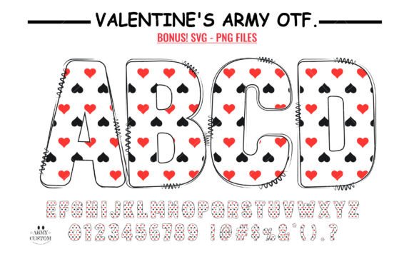 Love Valentine’s Army Heart: A Font for Emotional Web Design