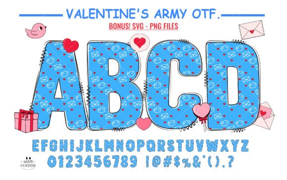 Love Valentine’s Army Little Bird: A Font for Heartfelt Web Design
