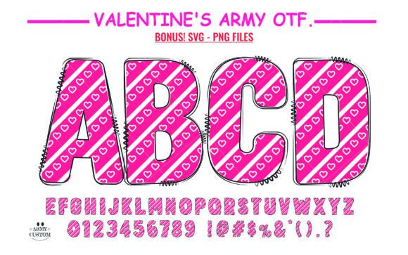 Love Valentine’s Diagonal Font for Handmade Creators