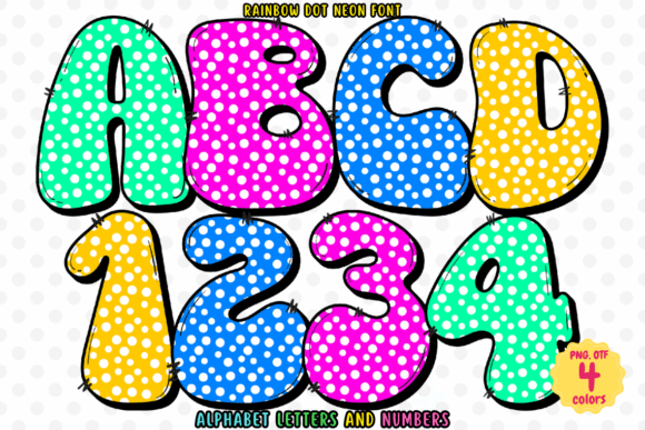 Rainbow Dot Neon