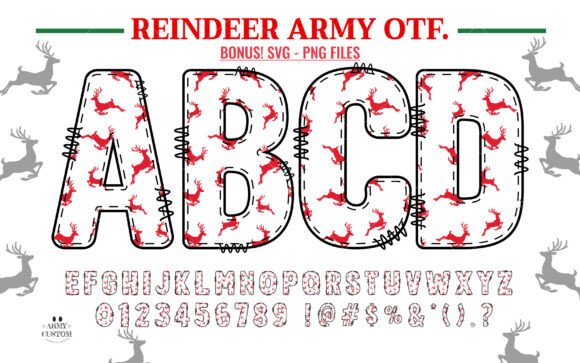 Reindeer Army: A Font That Brings Festive Energy to Your Digital Campaigns