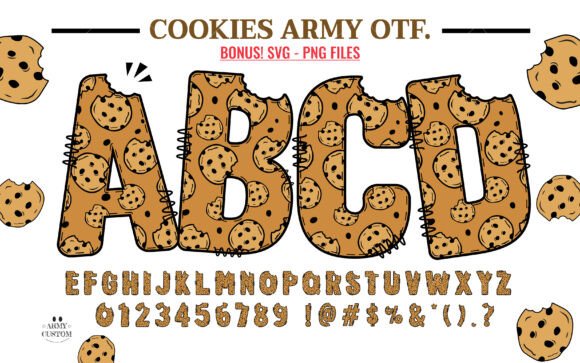 Transform Your Brand with Cookies Army Font