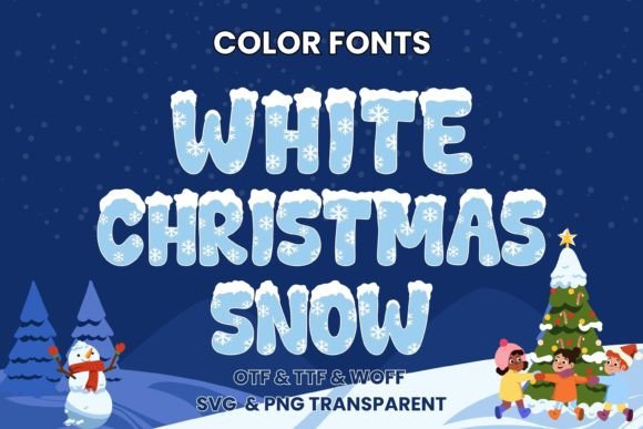 White Christmas Snow: A Playful Font for Digital Branding