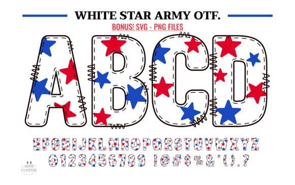 White Star Army: A Font That Elevates Your Brand